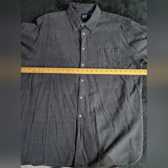 Gap Grey Flannel 100% Cotton Mens XXL - Picture 4 of 5